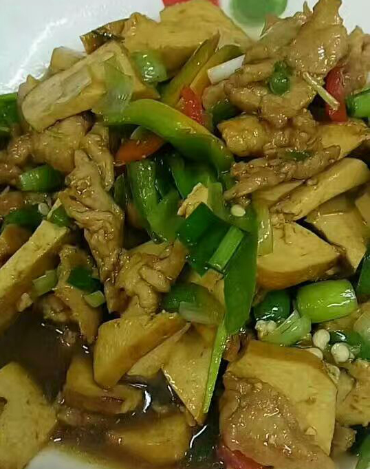 广丰豆腐干炒肉