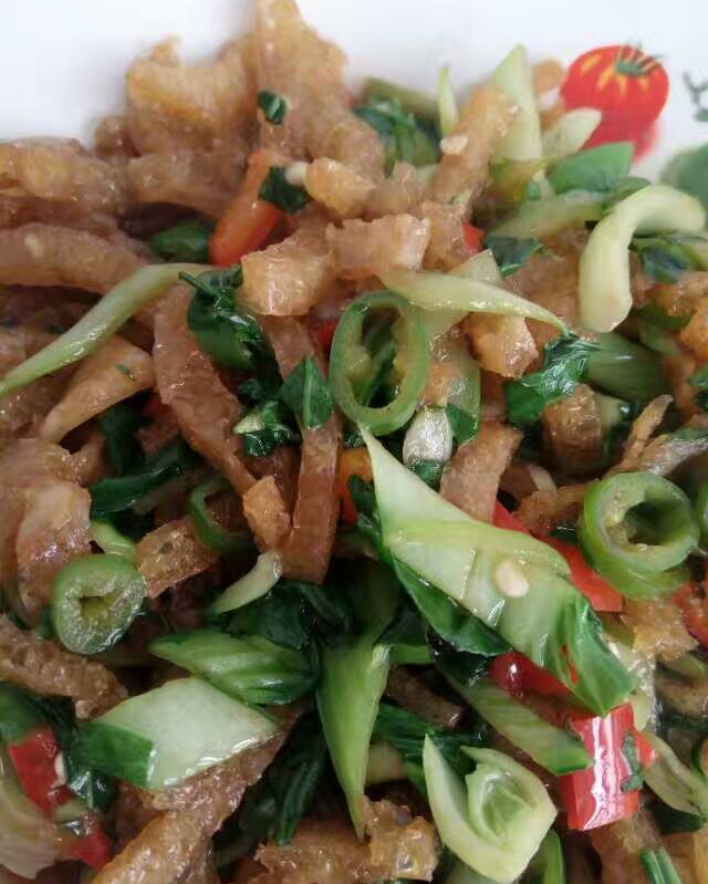 广丰肉皮炒白菜