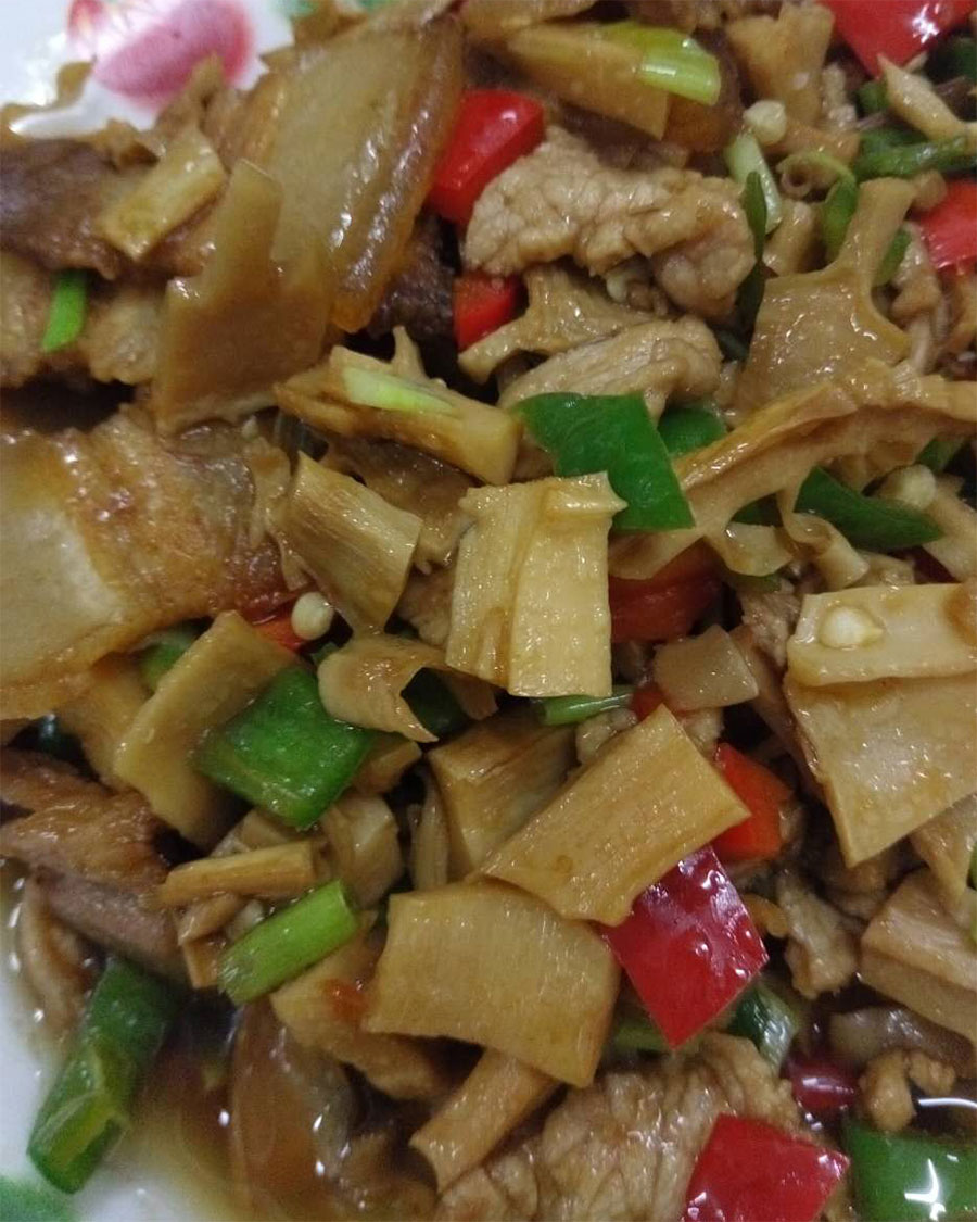 广丰笋干炒五花肉