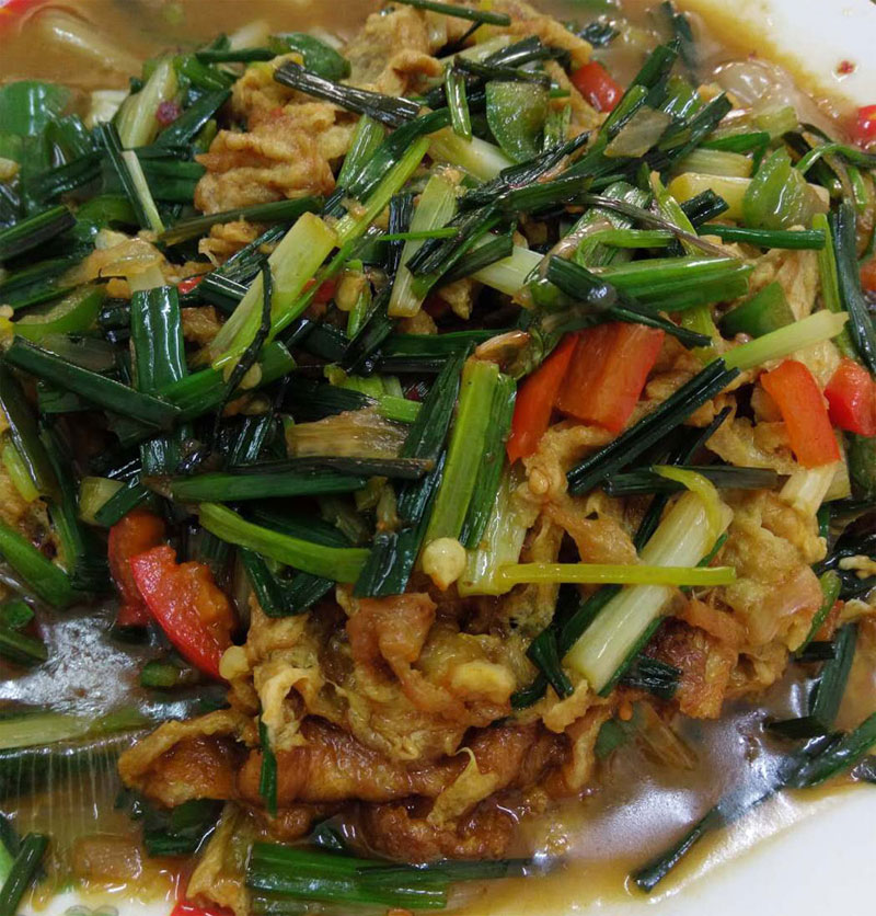 广丰荞头炒鸡蛋