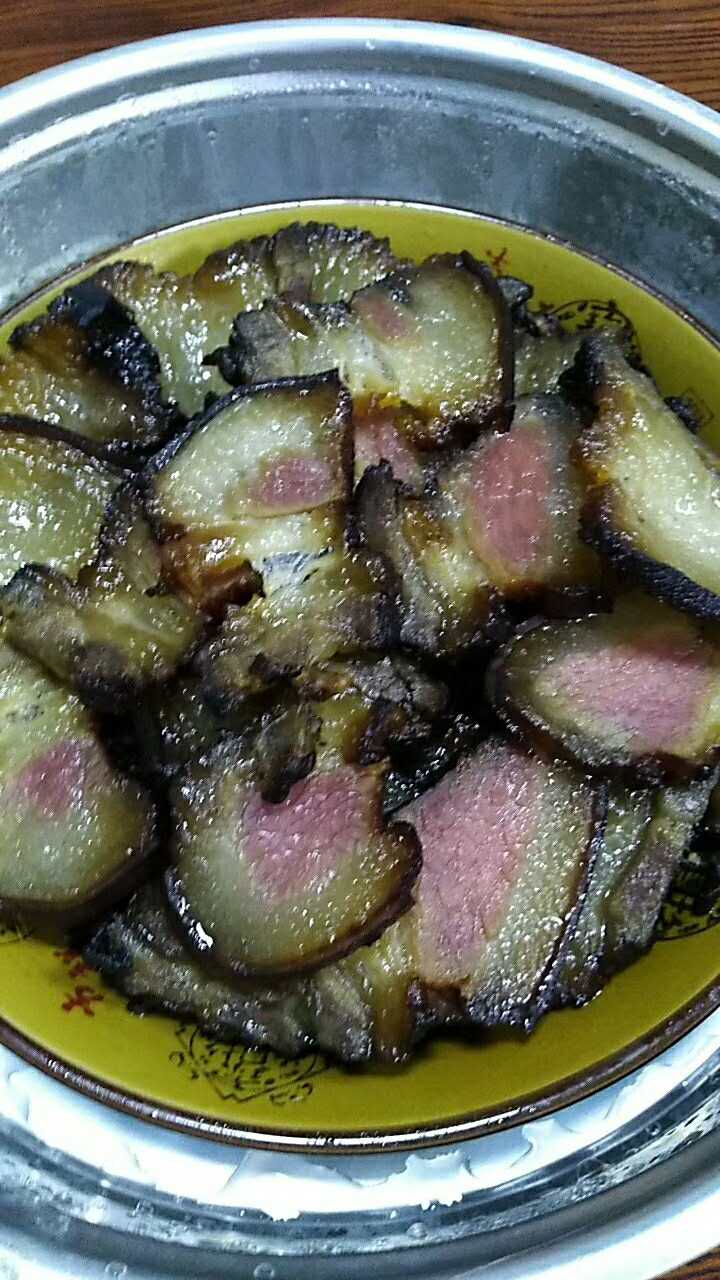 蒸腊肉