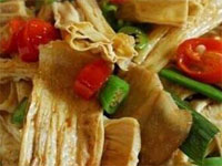 广丰腐竹炒五花肉，江西上饶广丰美食