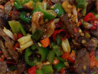 广丰猪肺炒辣椒，江西上饶广丰美食