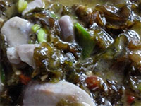 广丰石壁菇烧芋头，江西上饶广丰美食