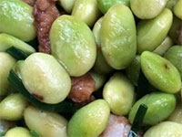 广丰青豆炒肉，江西上饶广丰美食