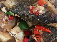 广丰黄硬骨煮水豆腐(黄骨鱼)，江西上饶广丰美食